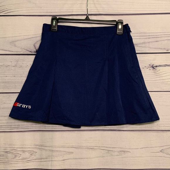 navy hockey skirt
